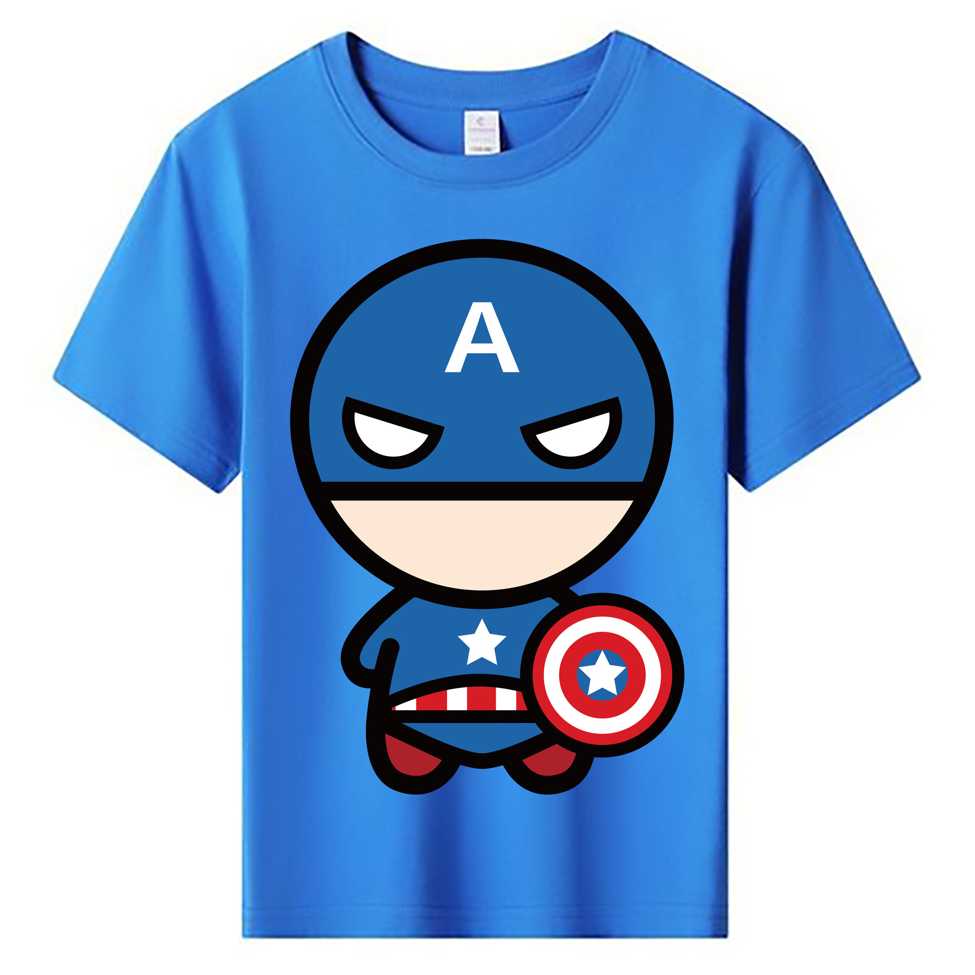 （画像用） アベンジャーズ The Avengers 綿100％キッズTシャツ（フロントプリント）